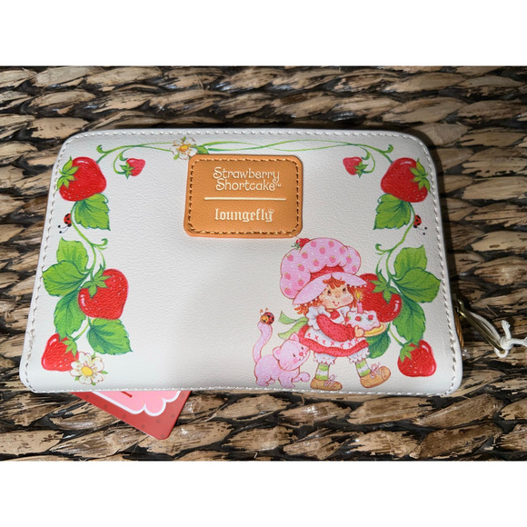 Loungefly Strawberry Shortcake And Friends Satchel Bag And Wallet Set New - Picture 7 of 8
